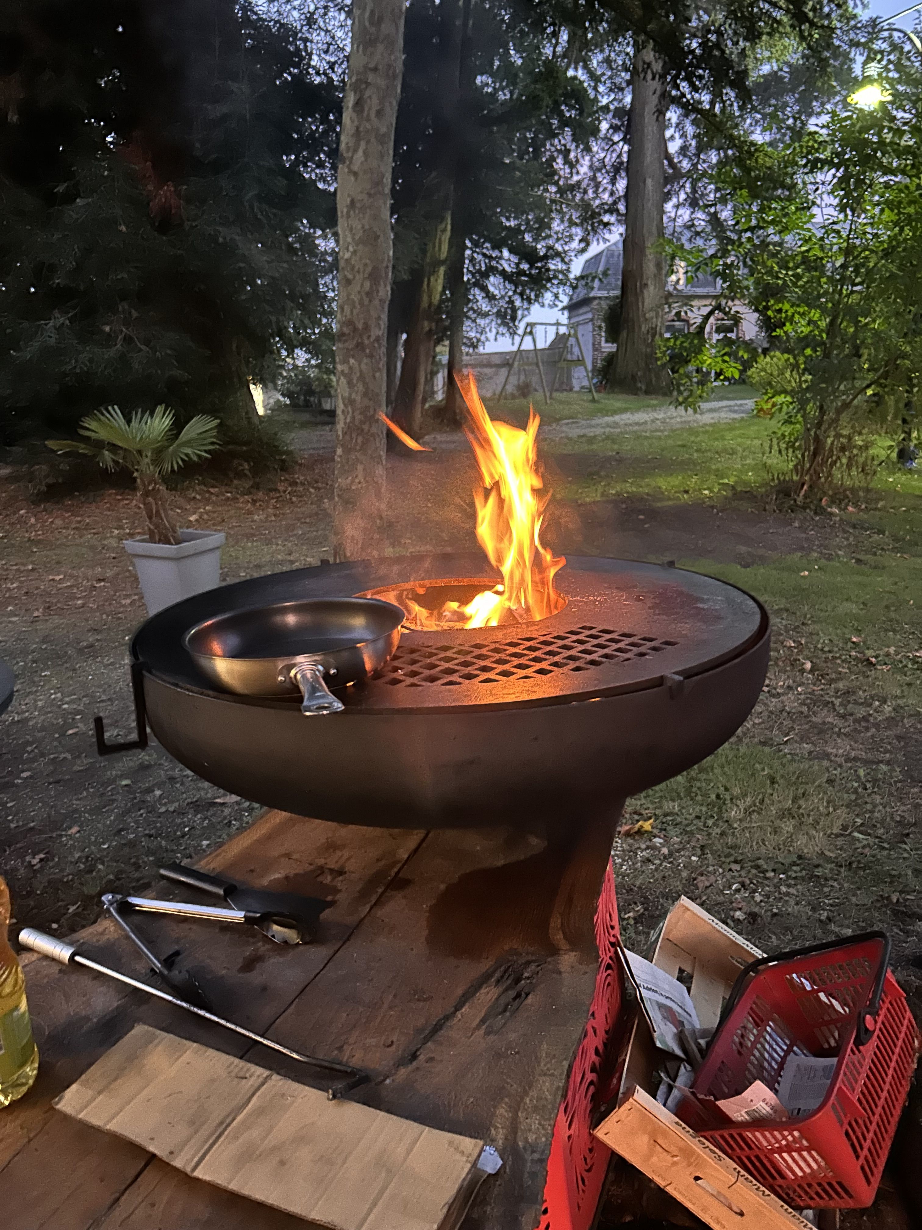 Brasero exterieur